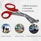 A2Z Scilab Trauma Shears 12/Pack Non-Stick 7.25 First Aid EMT Stainless Steel Utility Scissors Red Handle A2Z-ZR874 - alternate 7